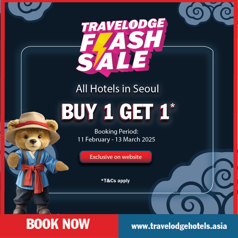 Travelodge Flash Sale Korea Hotels