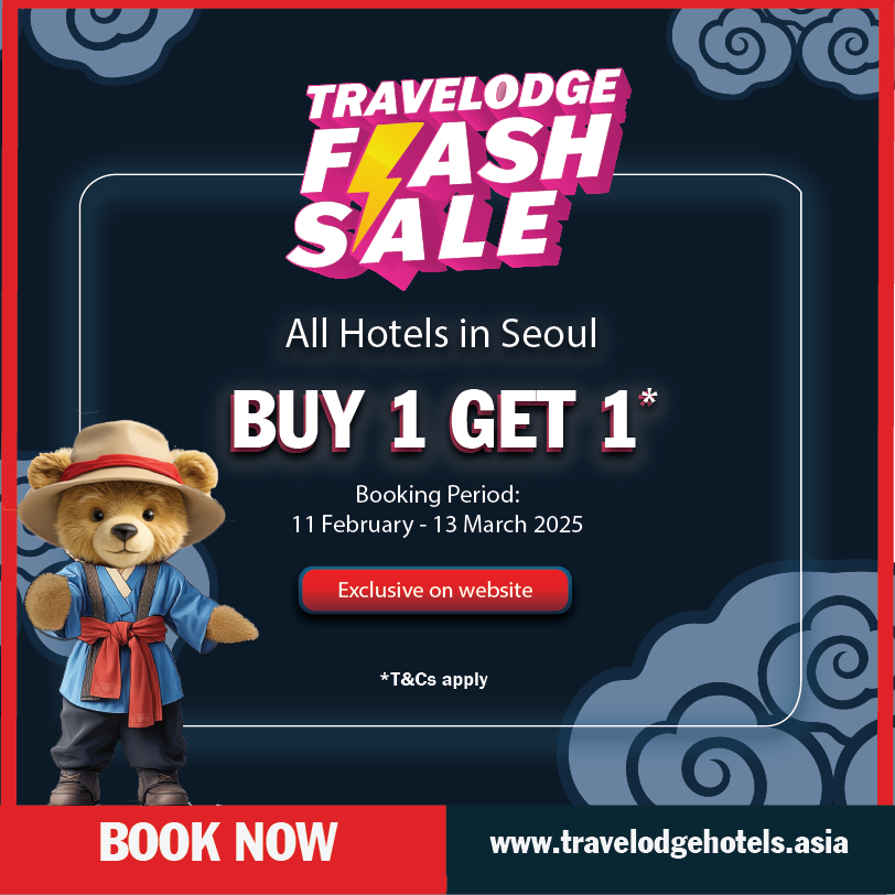 Travelodge Flash Sale Korea Hotels