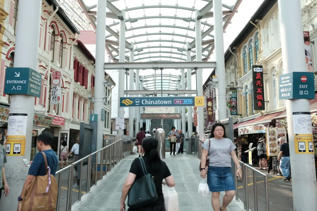 Chinatown MRT Station in Singapore
