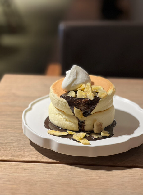 Tsubaka Salon's Hokkaido-made pancakes
