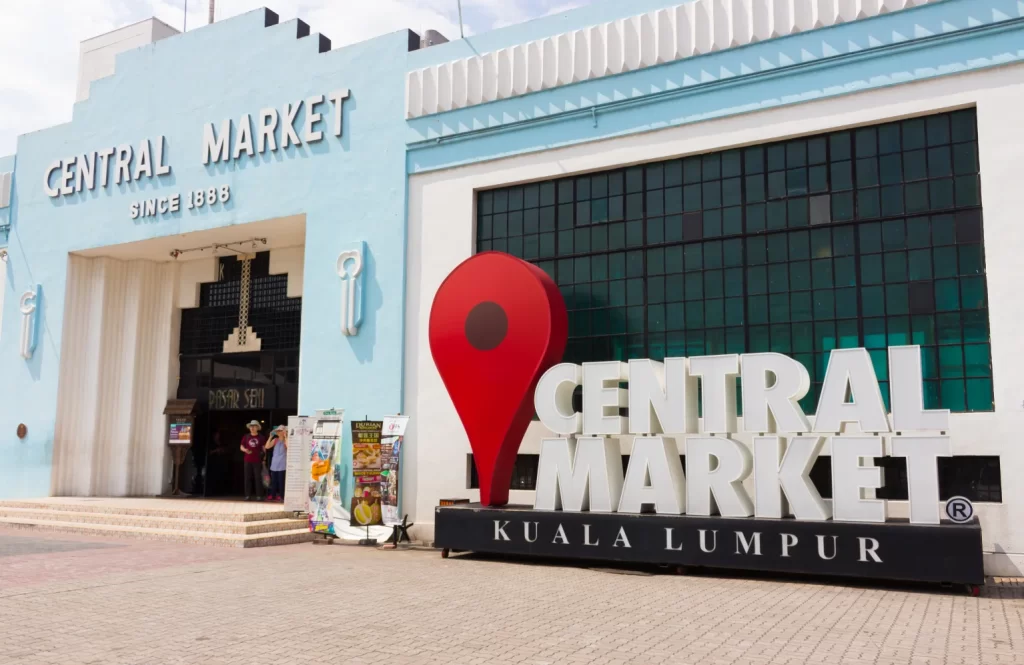 Shopping in Central Market Near a Hotel in Kuala Lumpur