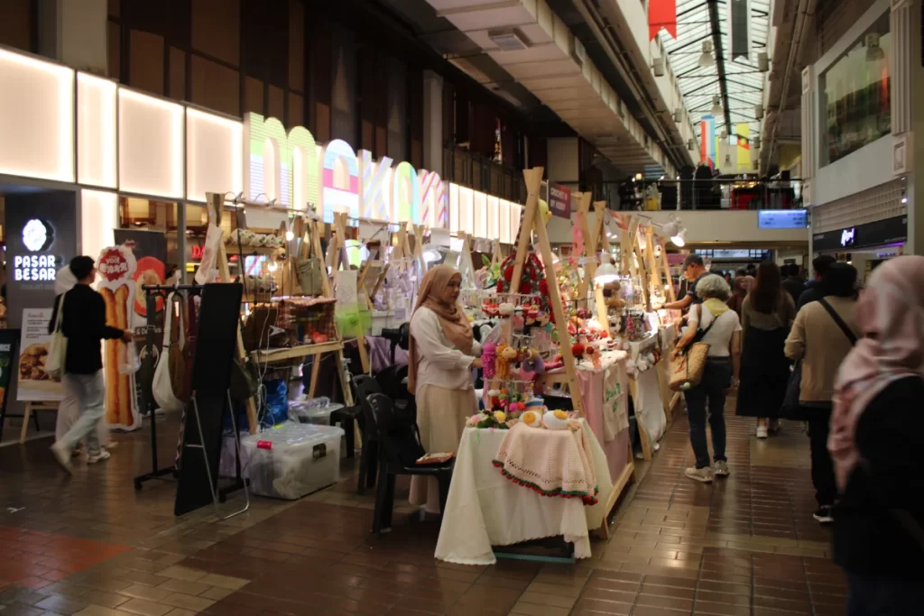 Central Market Stalls Near a Hotel in Kuala Lumpur