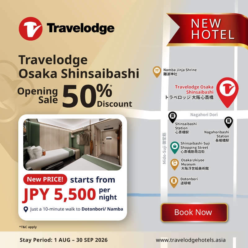 SEO_Osaka Hotel Opening Sale – 50% Discount!